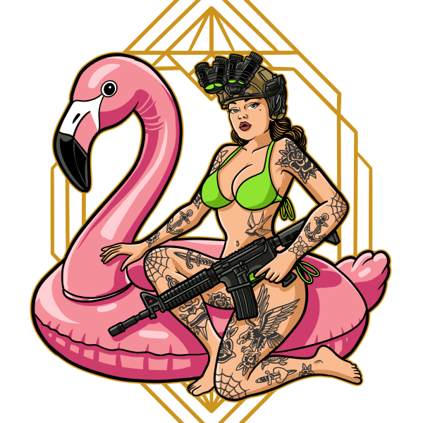 Pinup tactical sexy