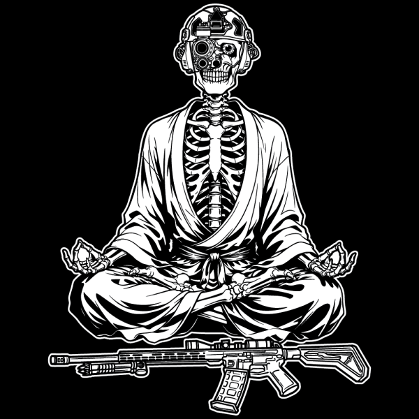 Skeleton Monk