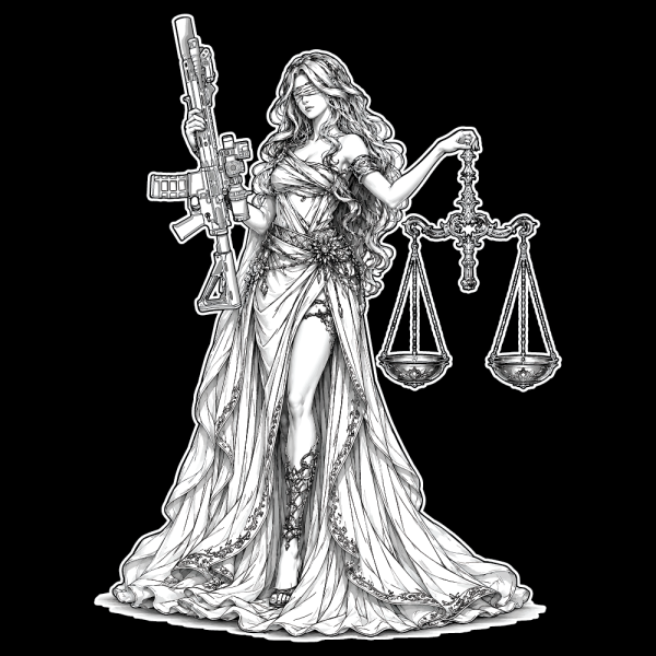 LADY JUSTICE UNCHAINED